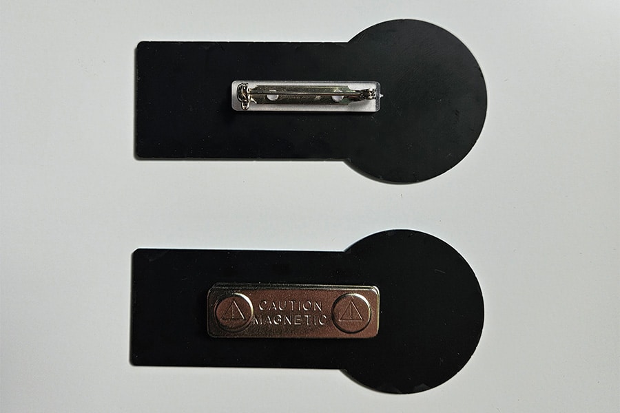 name badge signage