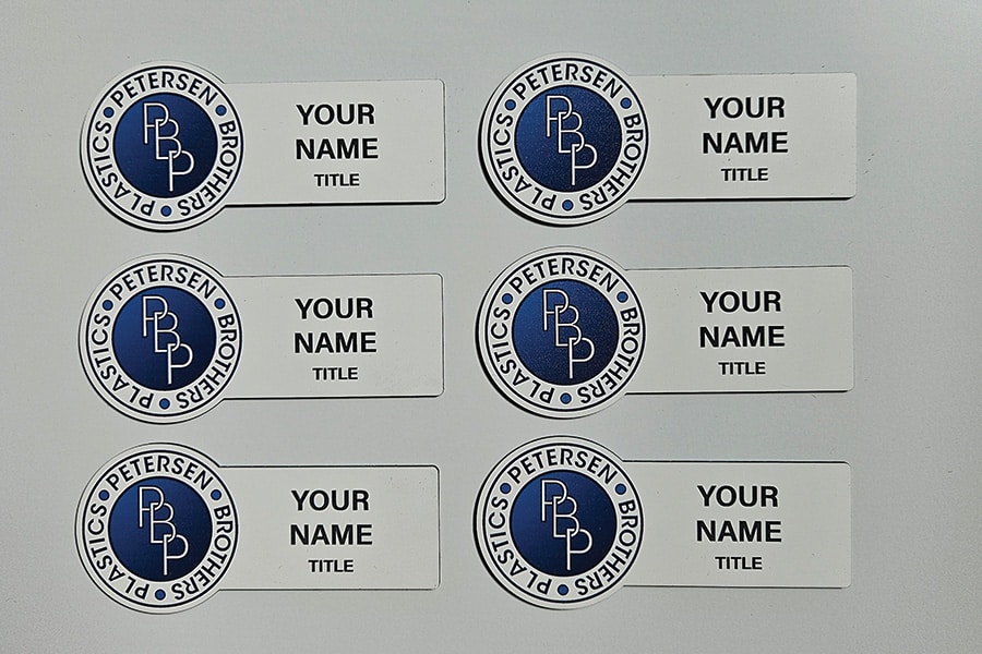 name badge signage